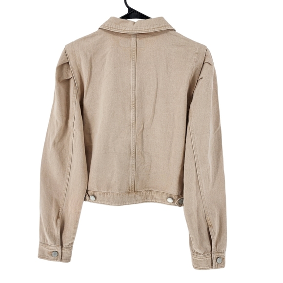 BLANKNYC Women's Cropped Denim Jacket - L - Picture 4 of 6